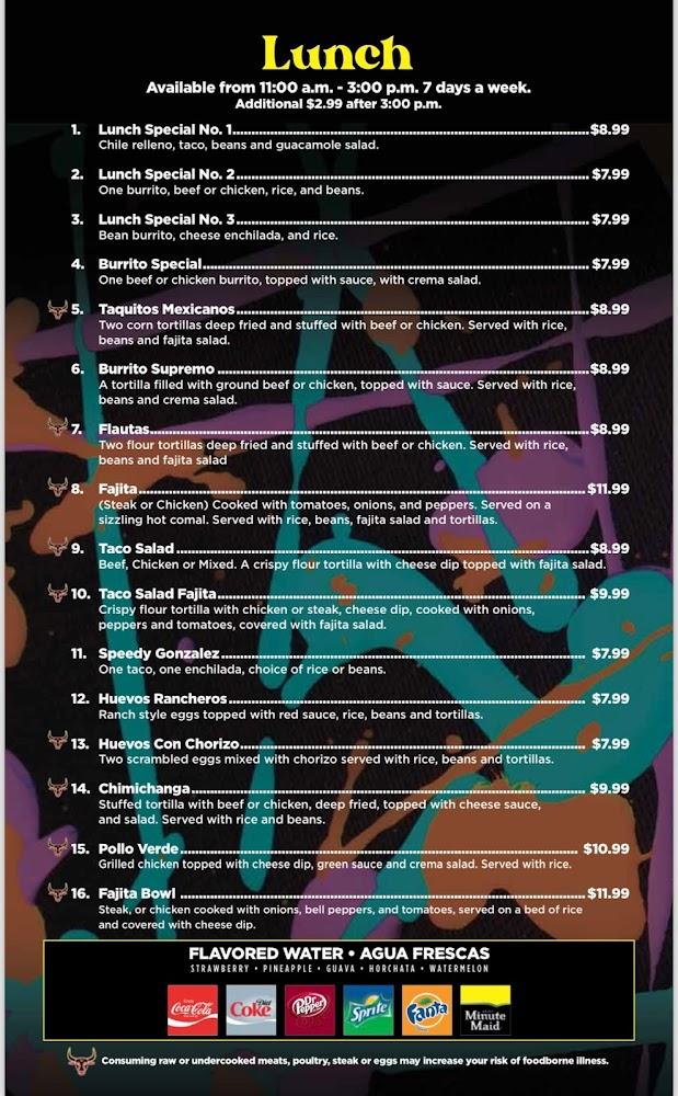 Bongos Bar & Mexican Grill Menu image 2